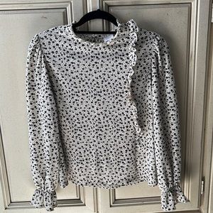 Zara girls long sleeve knit shirt. Size 13-14